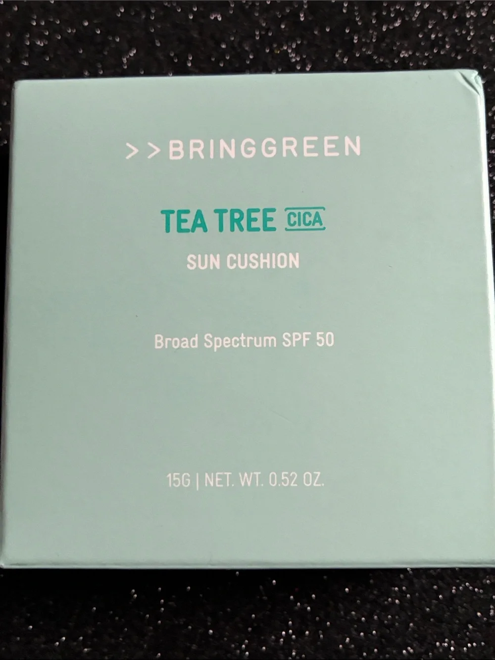 BringGreen Tea Tree Cica Sun Cushion SPF 50 - Mint Green